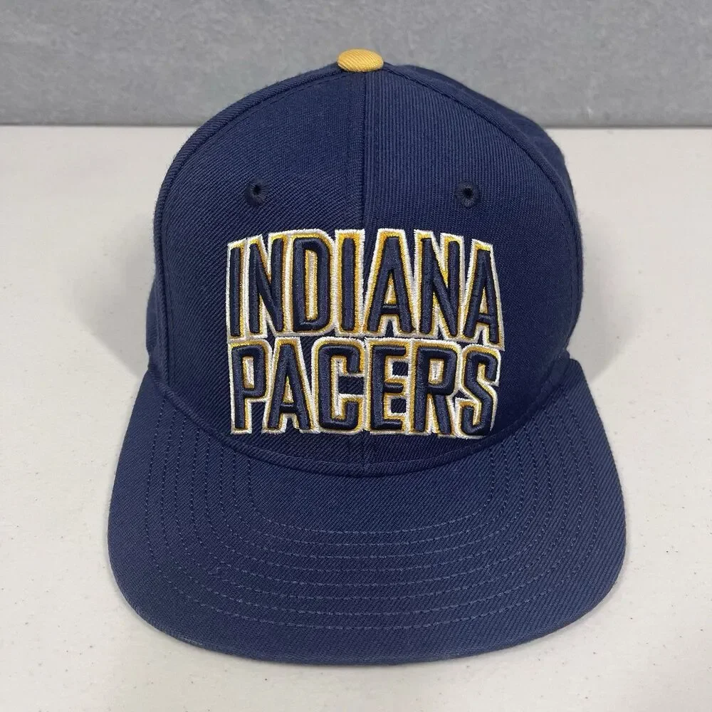 Indiana Pacers Hat Blue Adidas‎ 2013 NBA Draft Spell Out Underbrim Snapback Cap